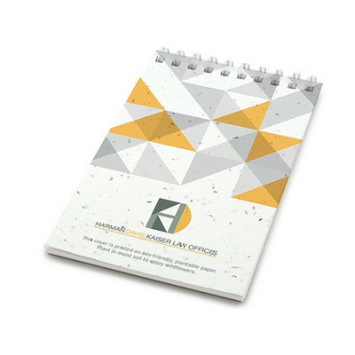 Geometric Coil Bound Personalized Plantable Pocket Notepads