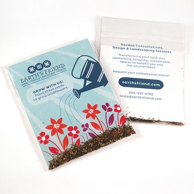 Double Sided Wildflower Seed Packets